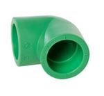 Codo 90º PP-R 125 SDR11, referencia CT2060200 de la serie helisystem® de Heliroma. Medida:200x200. Soldadura: termofusion - a tope o accesorio eléctrico